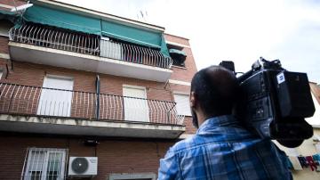 Edificio del barrio de Villaverde donde se encontraban los niños