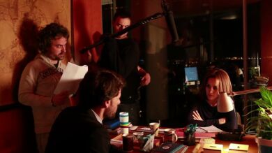 Así graban una escena Megan Montaner y Daniel Grao