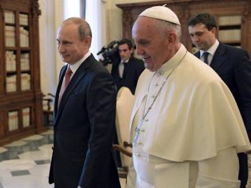 El Papa y Putin