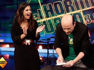 Nuria Roca con Jandro en El Hormiguero 3.0