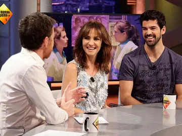 Miguel Ángel Muñoz y Melani Olivares en El Hormiguero 3.0 Miguel Ángel Muñoz y Melani Olivares en El Hormiguero 3.0