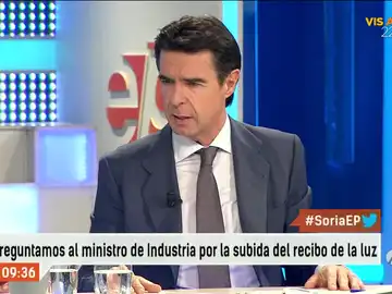 José Manuel Soria, ministro de Industria, en Espejo Público José Manuel Soria, ministro de Industria, en Espejo Público