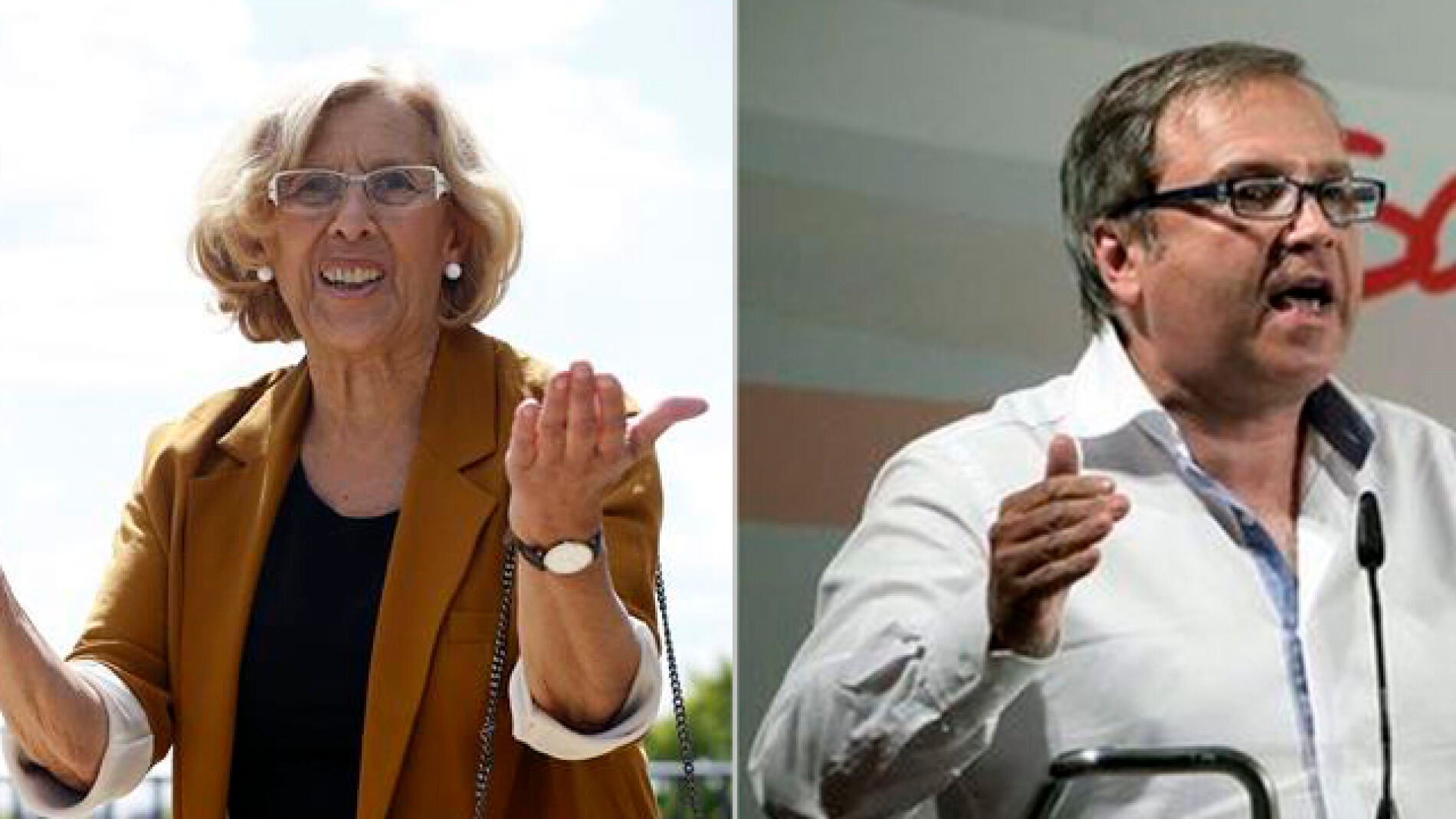 Manuela Carmena y Antonio Miguel Carmona