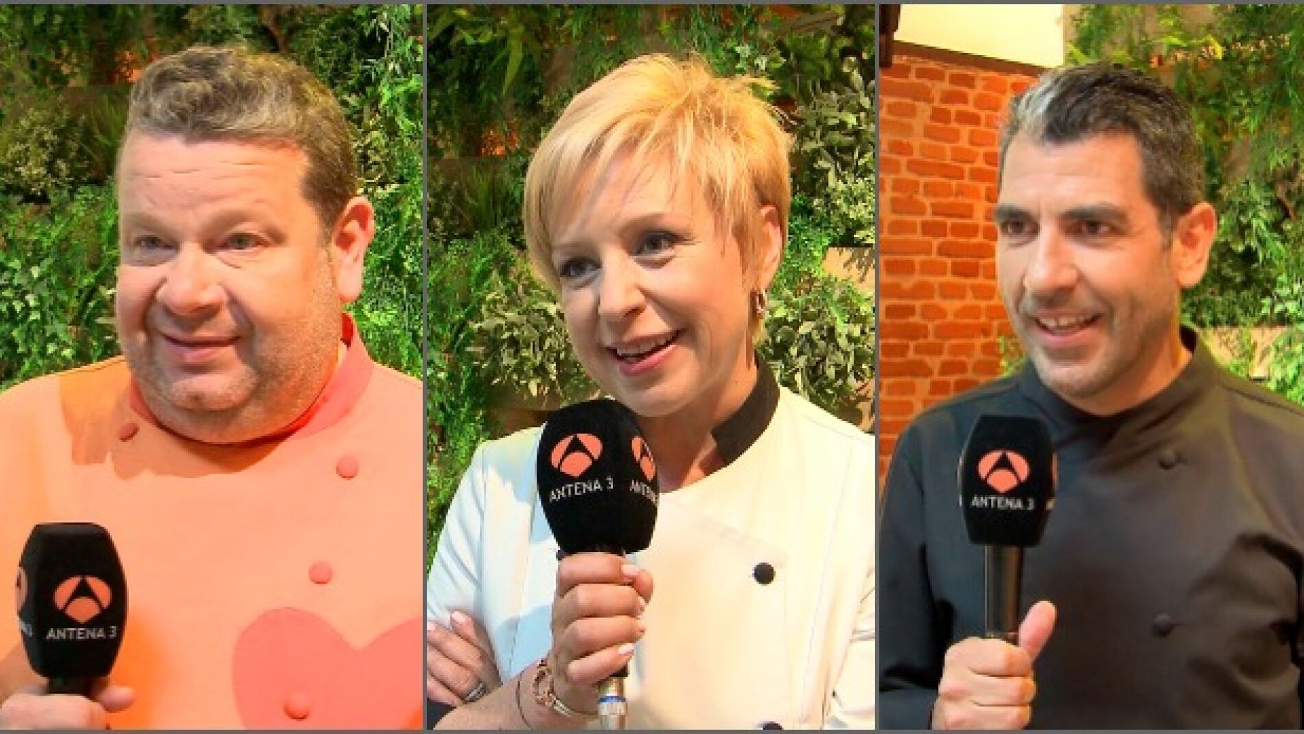 Montaje Alberto Chicote, Susi D&iacute;az y Paco Roncero