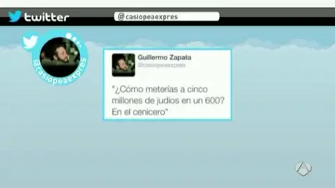 Tuit polémico de Guillermo Zapata Tuit polémico de Guillermo Zapata