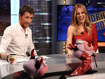Edurne con Trancas y Barrancas en El Hormiguero 3.0 Edurne con Trancas y Barrancas en El Hormiguero 3.0