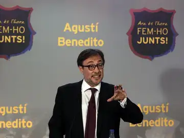 Agustí Benedito, candidato a la presidencia del Barça Agustí Benedito, candidato a la presidencia del Barça