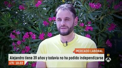 Alejandro llevaba dos años en paro: 