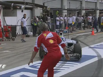 Massa casi atropella a Arrivabene en los Libres del GP de Austria Massa casi atropella a Arrivabene en los Libres del GP de Austria