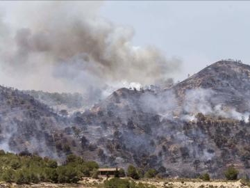 Incendio del Garruchal, en Murcia Incendio del Garruchal, en Murcia