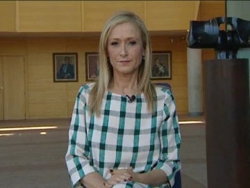 Cristina Cifuentes, en una entrevista en Espejo Público