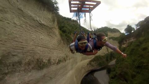 La tirolina urbana m&aacute;s extensa de Europa, en Toledo