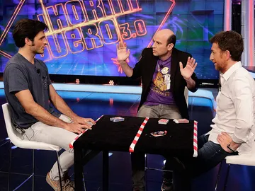 Jandro, Carlos Sainz y Pablo Motos en El Hormiguero 3.0 Jandro, Carlos Sainz y Pablo Motos en El Hormiguero 3.0