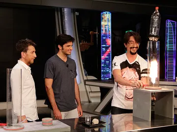 Carlos Sainz, Pablo Motos y Marron en El Hormiguero 3.0 Carlos Sainz, Pablo Motos y Marron en El Hormiguero 3.0