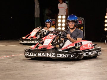 Carrera entre Pablo Motos y Carlos Sainz en El Hormiguero 3.0