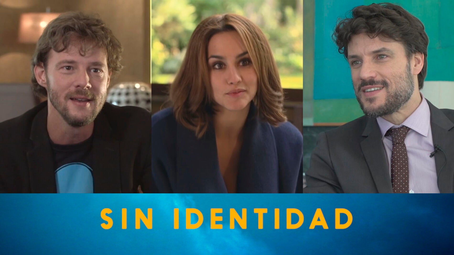 Eloy Azor&iacute;n, Megan Montaner y Daniel Grao