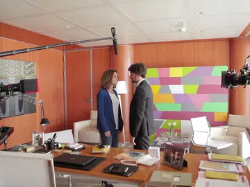 Megan Montaner y Daniel Grao ruedan una escena Megan Montaner y Daniel Grao ruedan una escena