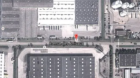 Imagen del lugar del atentado Imagen del lugar del atentado