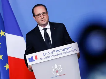 El presidente francés, François Hollande, comparece en rueda de prensa El presidente francés, François Hollande, comparece en rueda de prensa