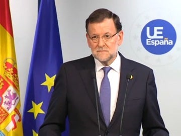 Mariano Rajoy, tras la Cumbre Europea