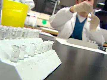 Un laboratorio de vacunas médicas Un laboratorio de vacunas médicas