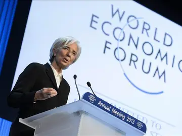 La directora gerente del Fondo Monetario Internacional, Christine Lagarde La directora gerente del Fondo Monetario Internacional, Christine Lagarde