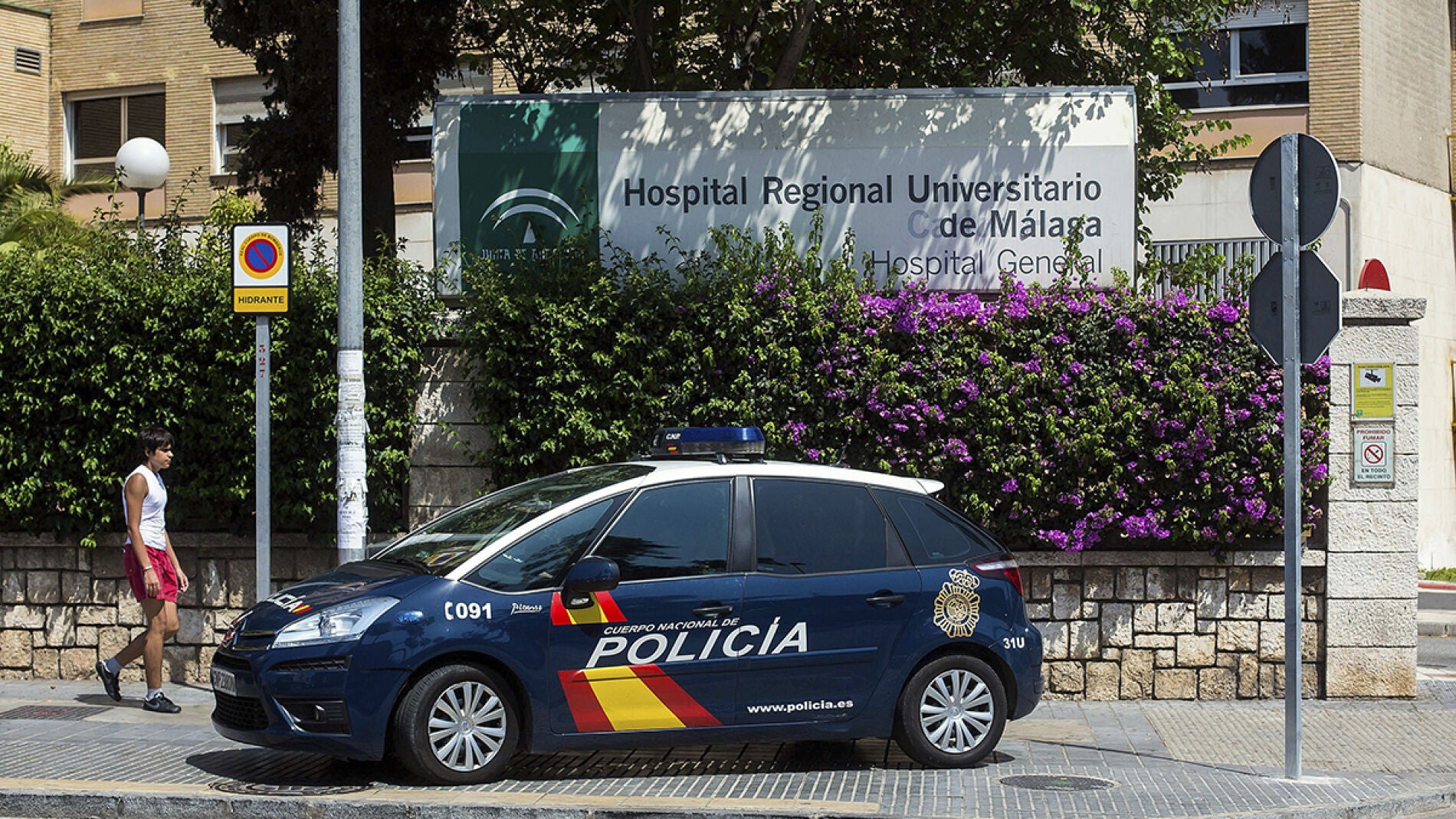 Coche de la Polic&iacute;a Nacional