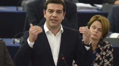 Tsipras en la Eurocámara: 