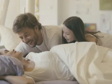 María junto a Pablo y su hermana María junto a Pablo y su hermana