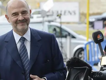 El Eurocomisario Pierre Moscovici El Eurocomisario Pierre Moscovici