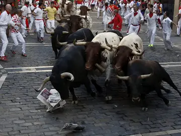 El tercer encierro de los sanfermines 2015 ha durado dos minutos y veintitrés segundos El tercer encierro de los sanfermines 2015 ha durado dos minutos y veintitrés segundos