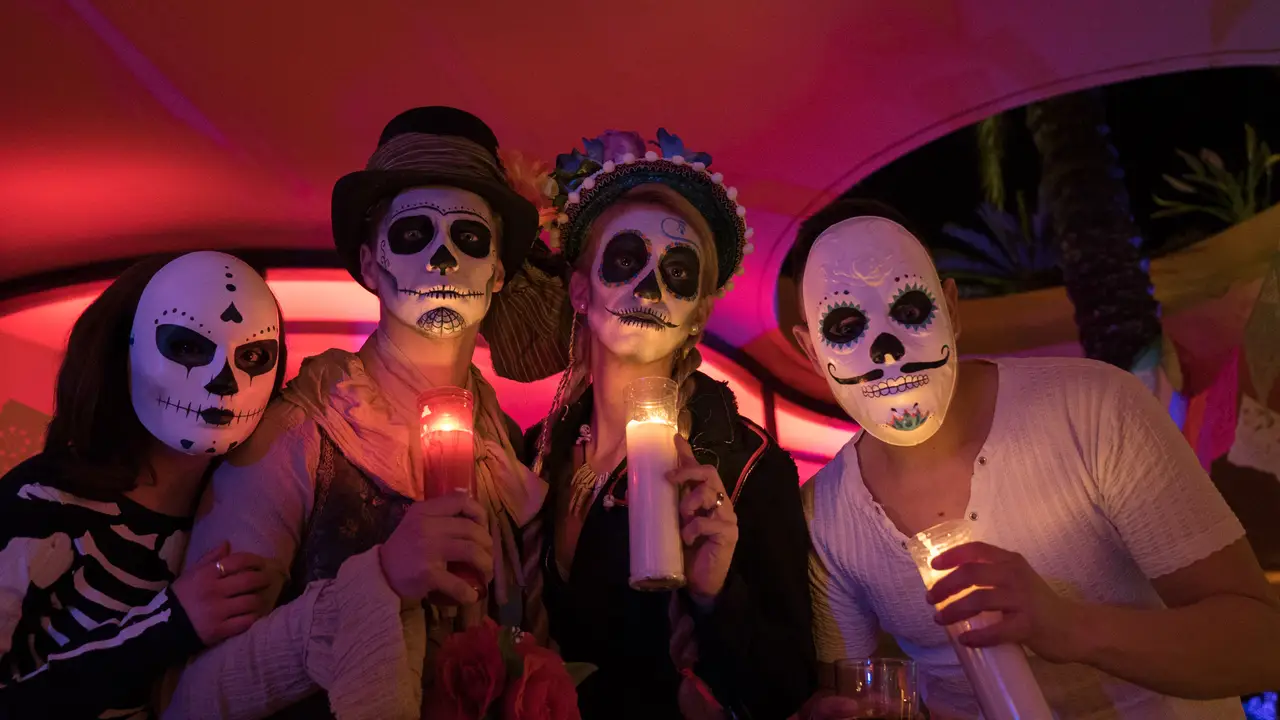 Así se grabó la "Fiesta de los muertos"