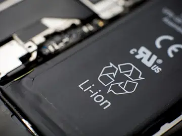 Batería de un teléfono móvil Batería de un teléfono móvil