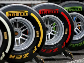 Varios neumáticos fabricados por la empresa Pirelli Varios neumáticos fabricados por la empresa Pirelli