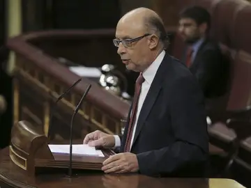Cristobal Montoro en el Congreso Cristobal Montoro en el Congreso