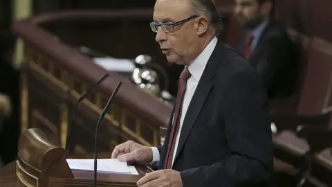 Cristobal Montoro en el Congreso Cristobal Montoro en el Congreso