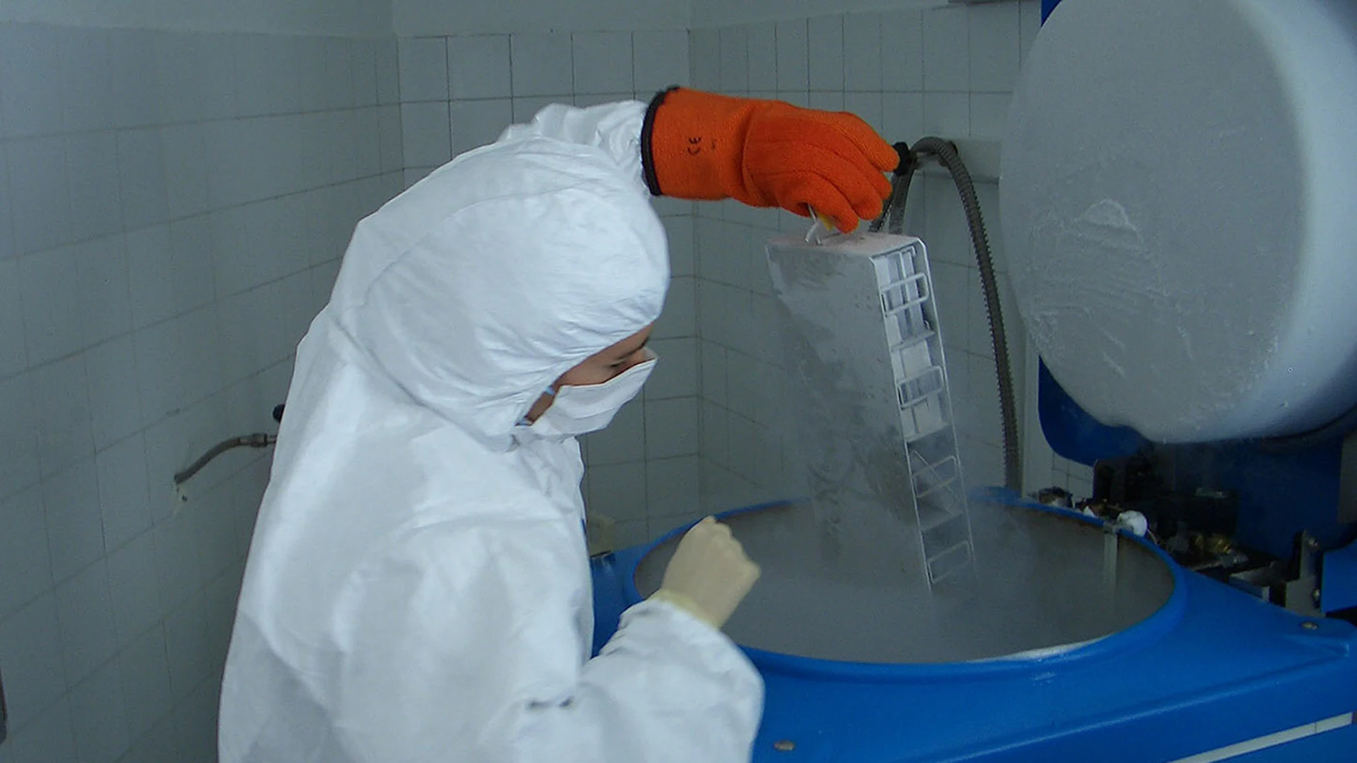 Un laboratorio de donación de esperma Un laboratorio de donación de esperma