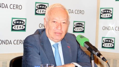 El Ministro de Exteriores, Jos&eacute; Manuel Garc&iacute;a Margallo, en una entrevista en Onda Cero