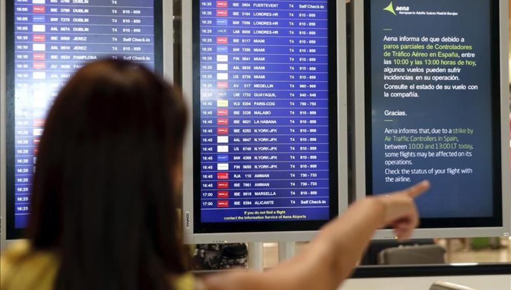 Paros en los aeropuetos