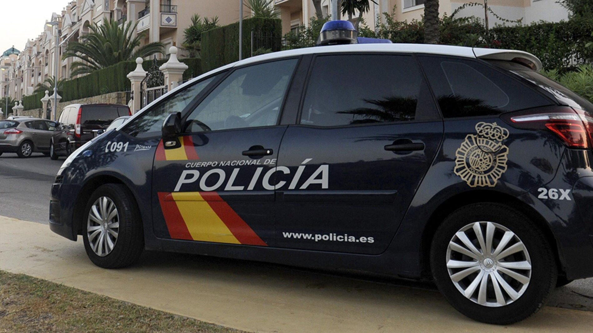 Coche de la Polic&iacute;a Nacional