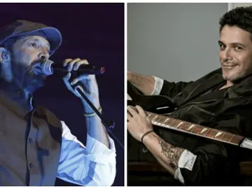 Juan Luis Guerra y Alejandro Sanz Juan Luis Guerra y Alejandro Sanz