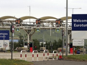 Entrada al Eurotúnel