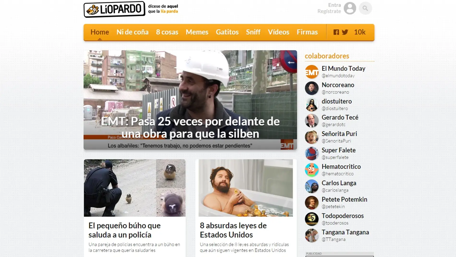 Liopardo se posiciona como número 1 en el ranking de webs de humor más vistas de España