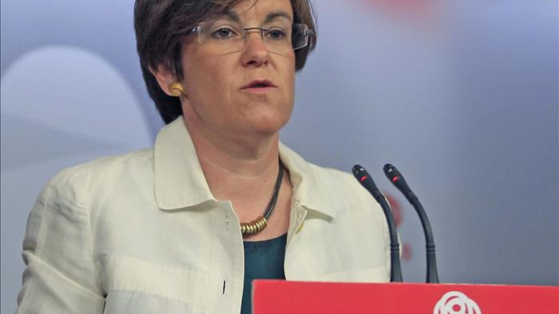 Purificaci&oacute;n Causapi&eacute; portavoz socialista en el Ayuntamiento de Madrid.