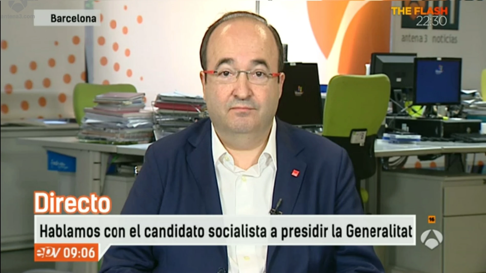 Miquel Iceta, candidato socialista a presidir la Generalitat