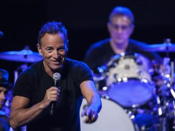 Bruce Springsteen durante un concierto. 