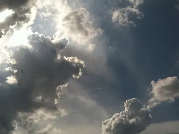 Imagen de unas nubes Imagen de unas nubes