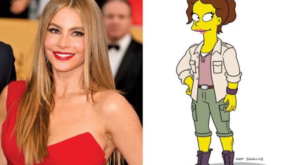 Sofía Vergara en 'Los Simpson'