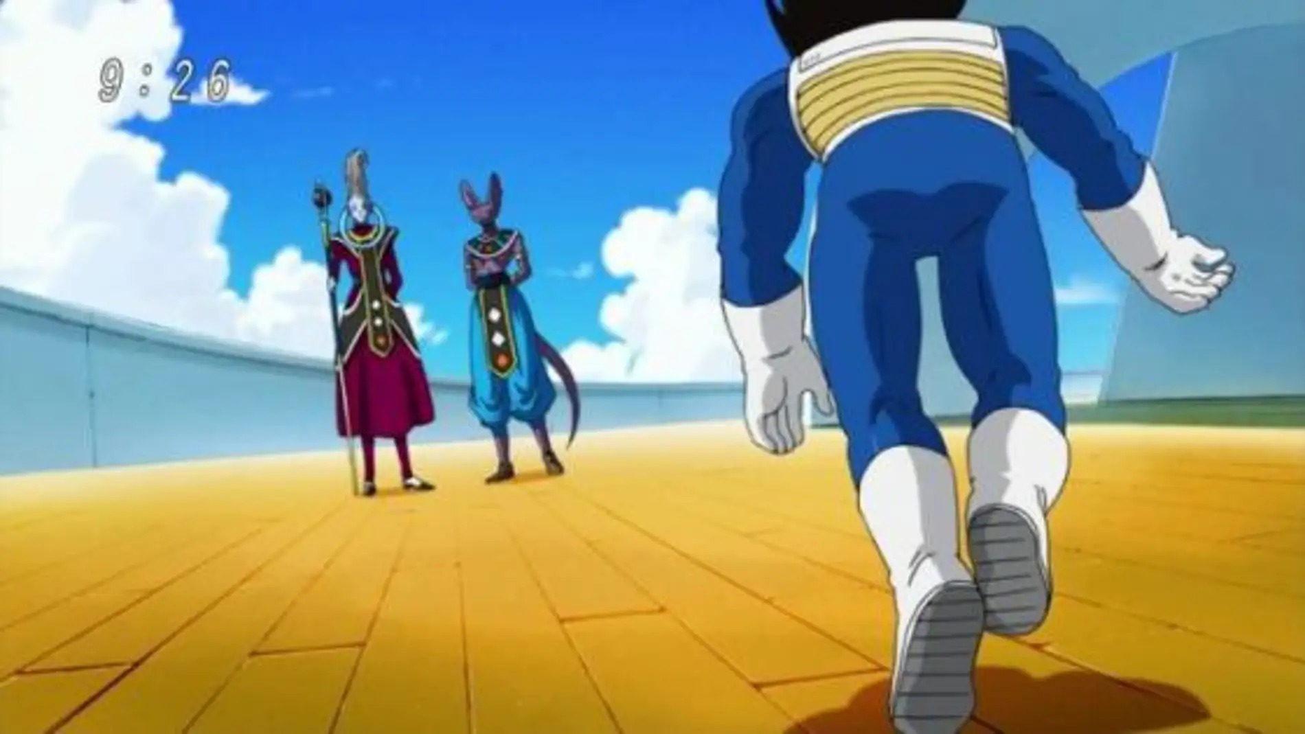 Vegeta con dos brazos izquierdos en el quinto episodio de 'Dragon Ball Z'