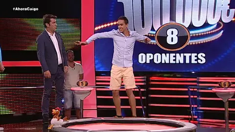 Arturo Valls y un concursante Arturo Valls y un concursante